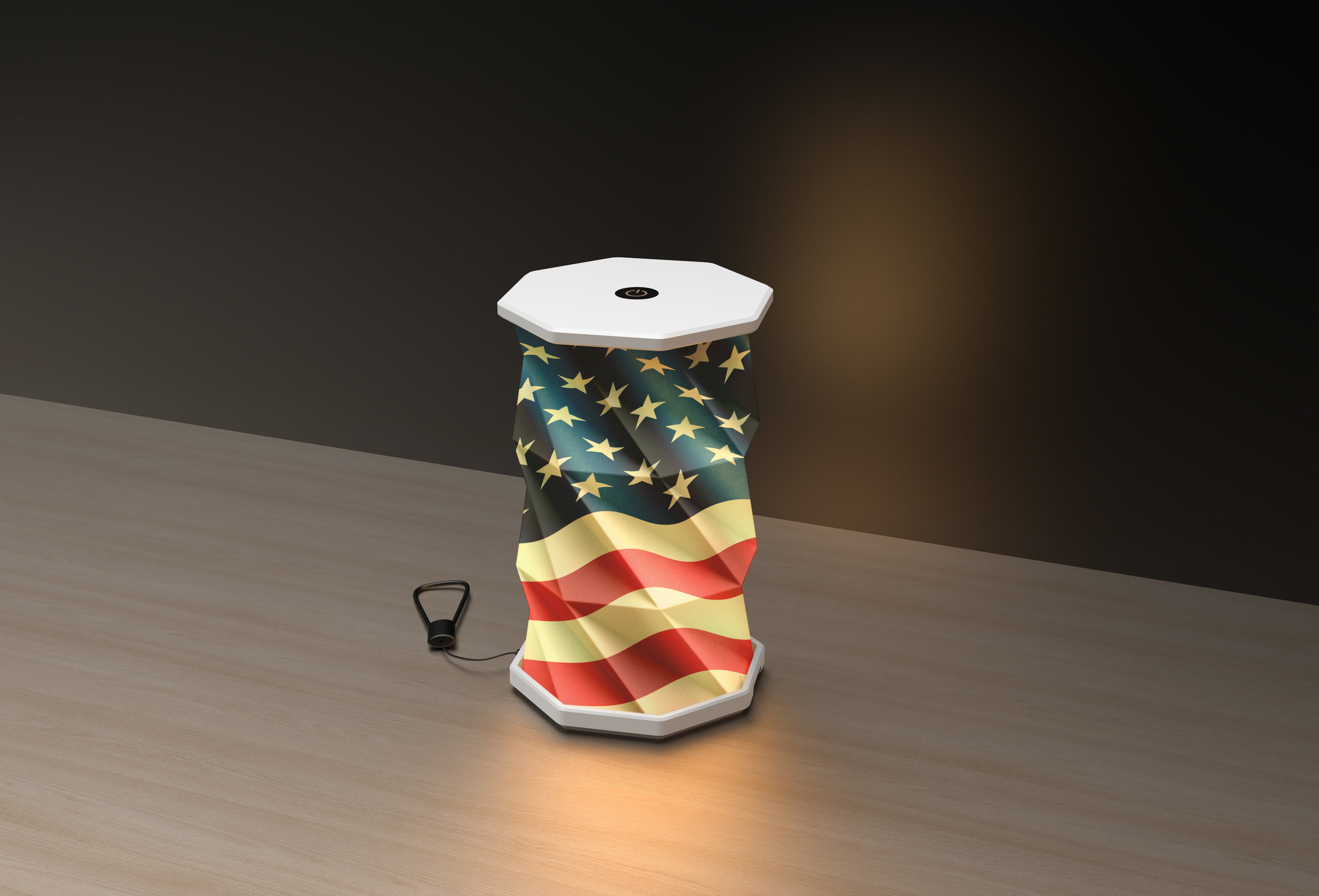 USA Patriotic Lamp
