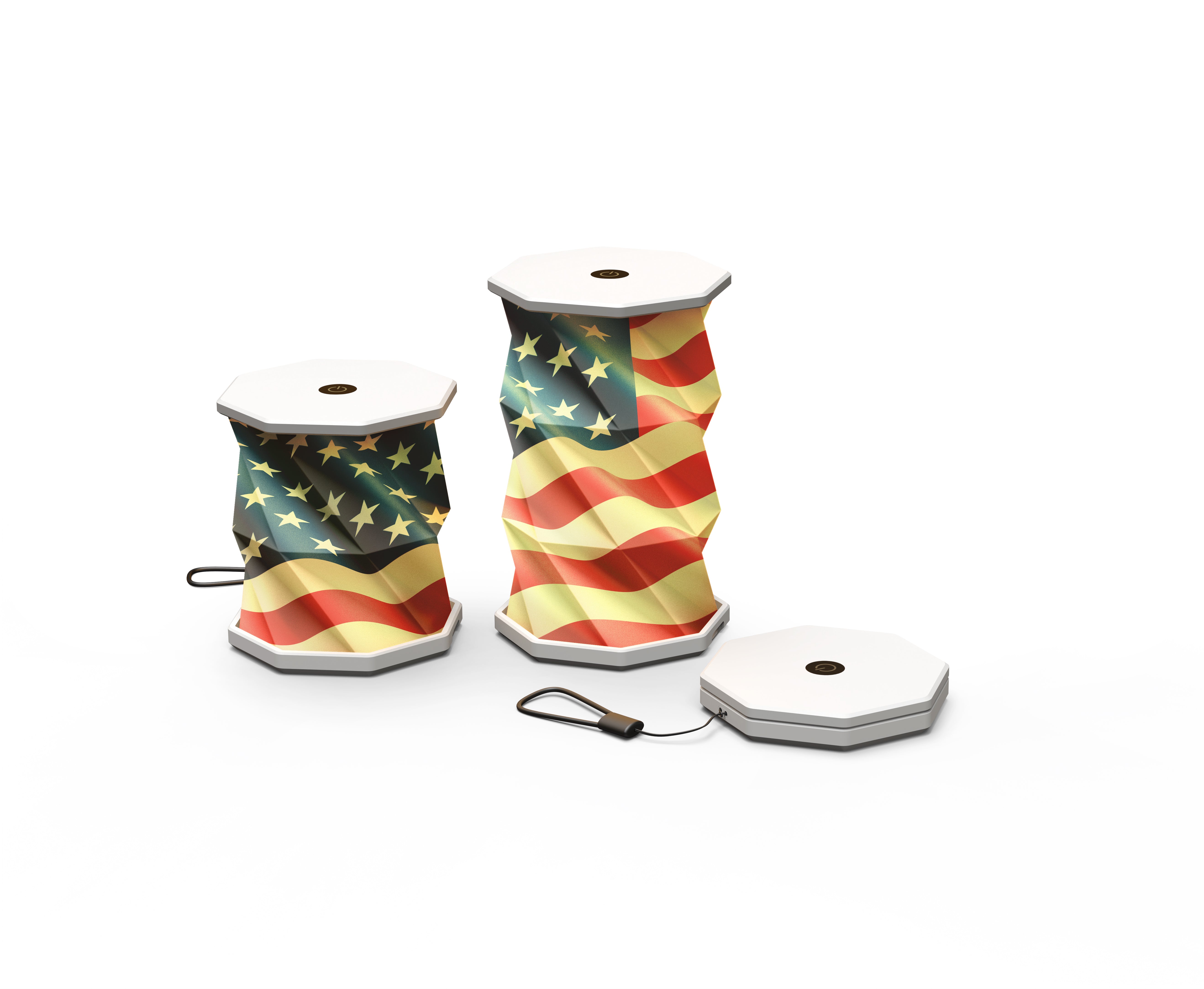 USA Patriotic Lamp